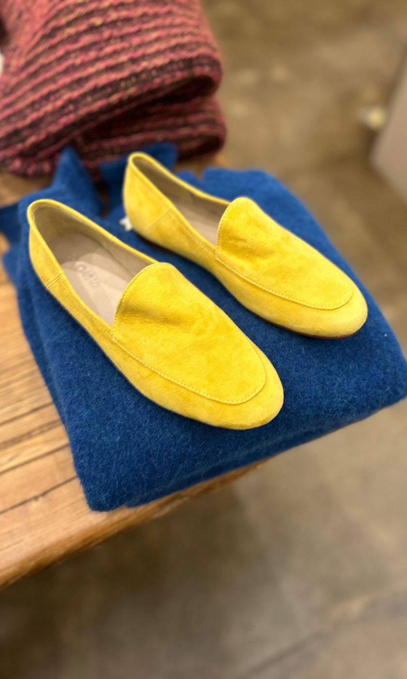 HOSS Suede Loafer - Yellow