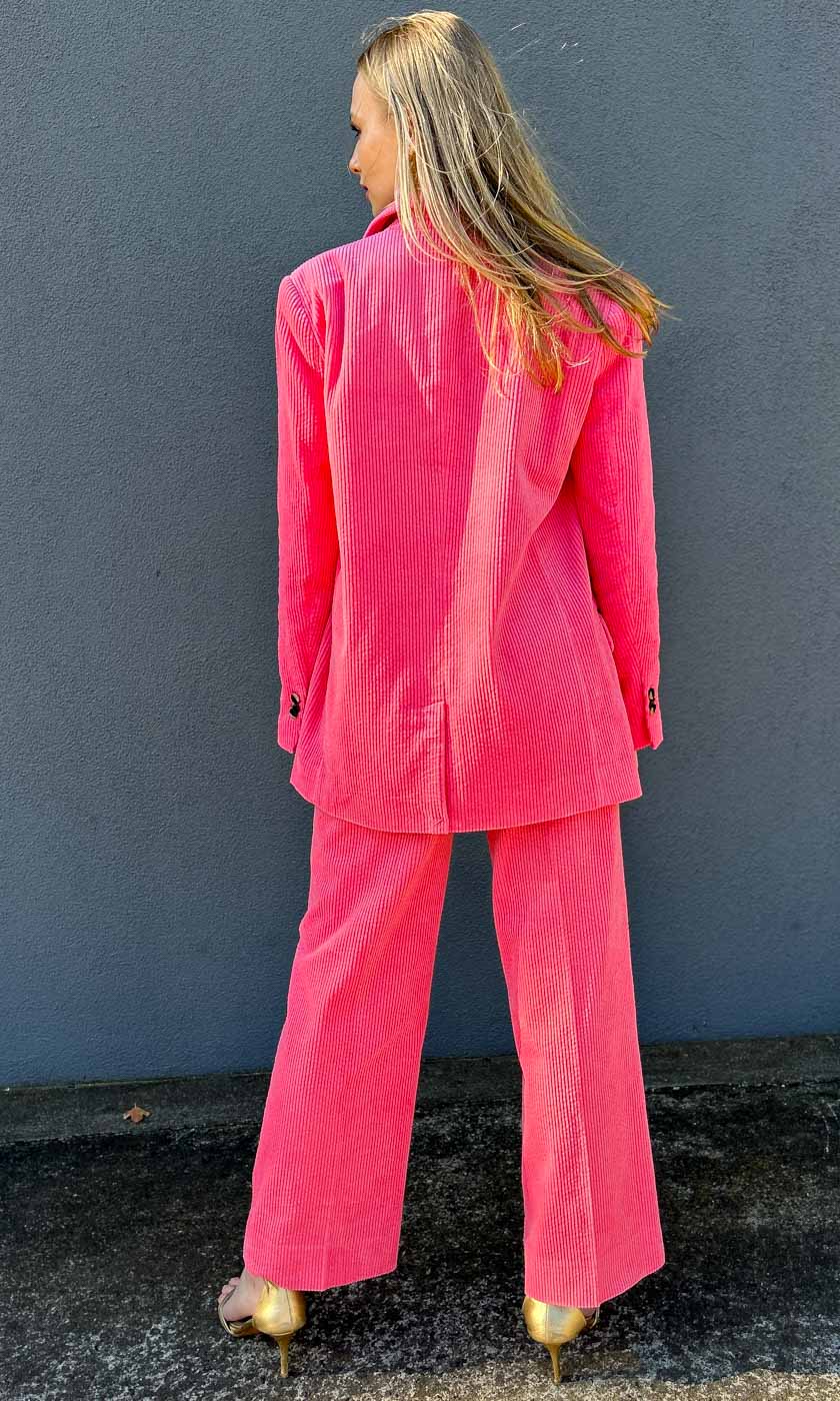 Second Female Pink Cord Blazer