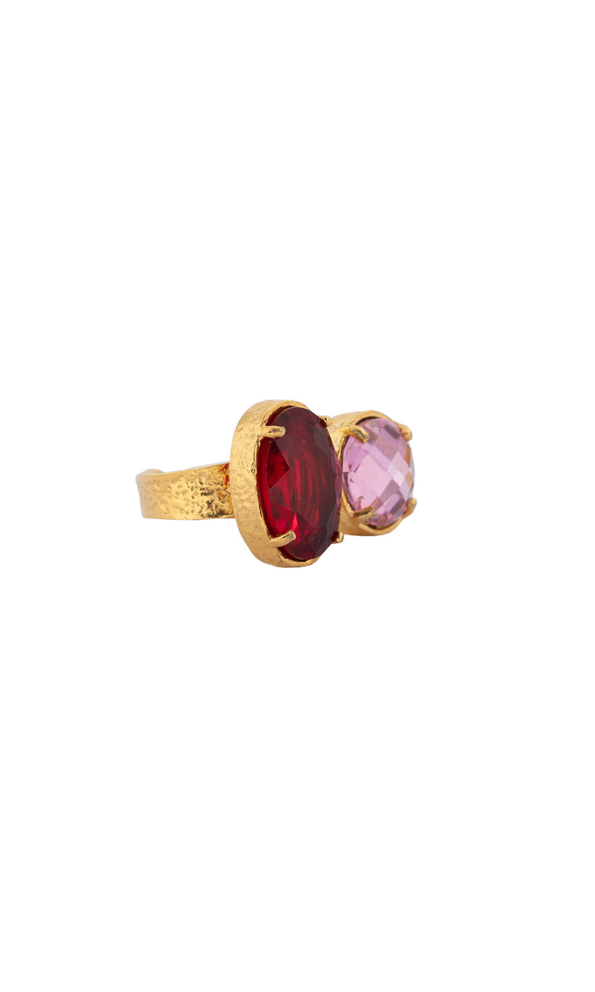 Christie Nicolaides Alba Ring - Red Back soon!