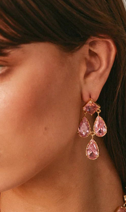 Christie Nicolaides Katia Earrings - Pink