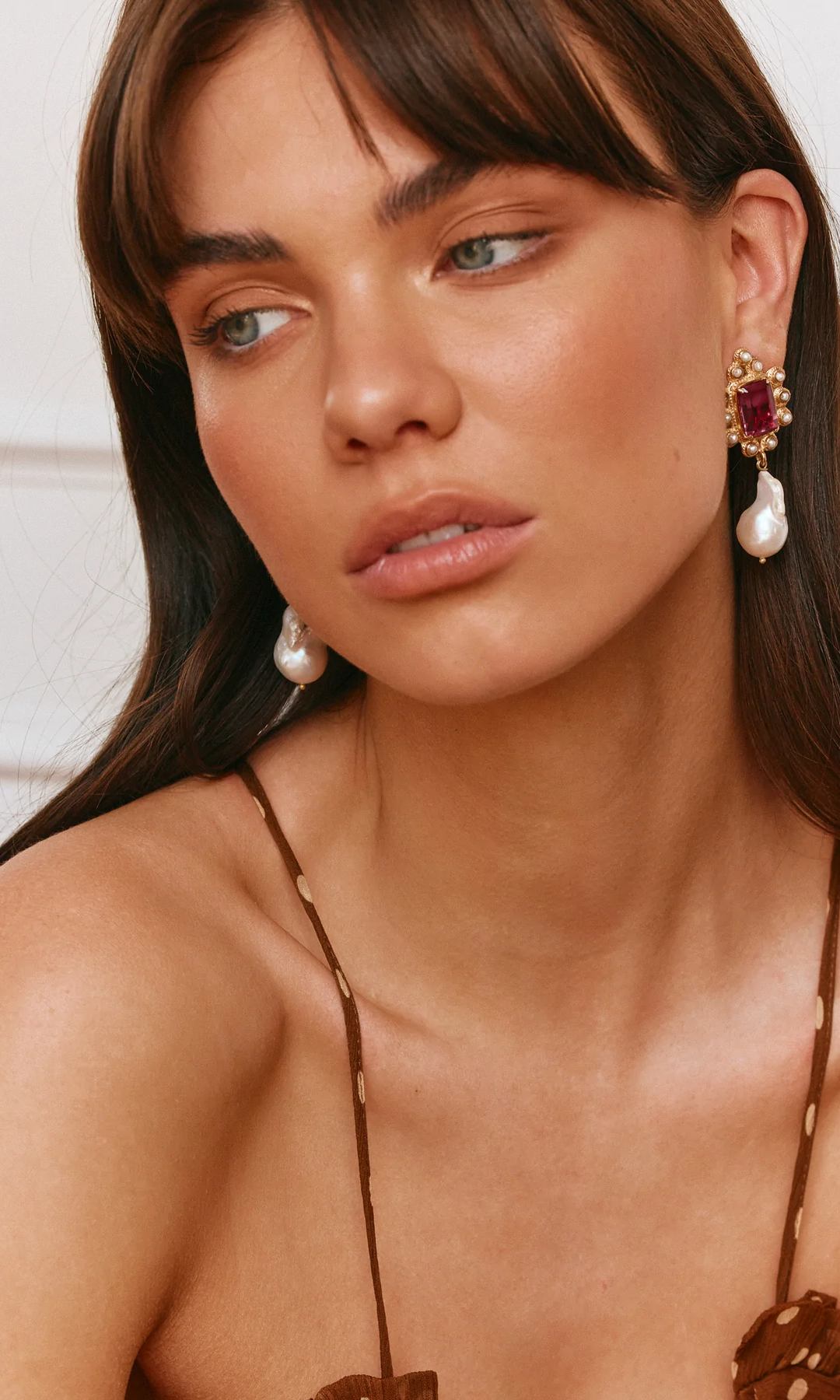 Christie Nicolaides Amalita Earrings - Hot Pink