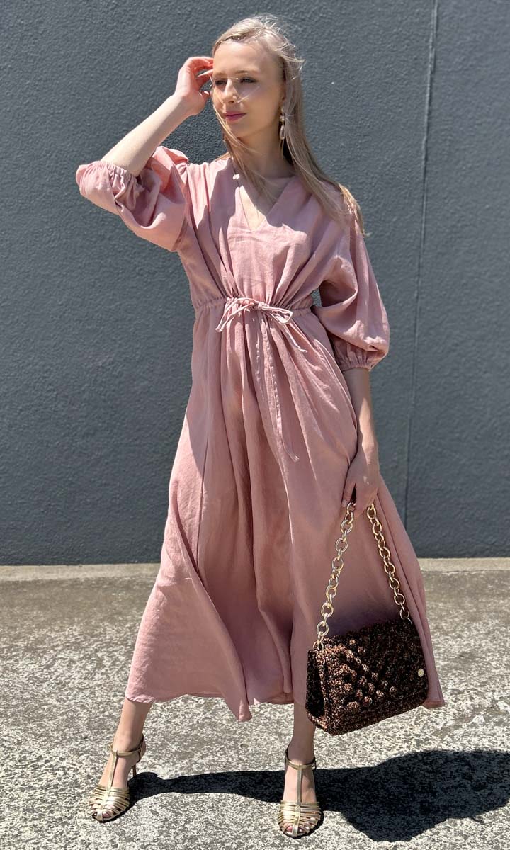 HOSS Georgia Maxi Dress - Dusty Pink