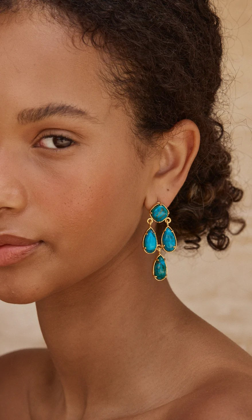 Christie Nicolaides Katia Earrings - Turquoise