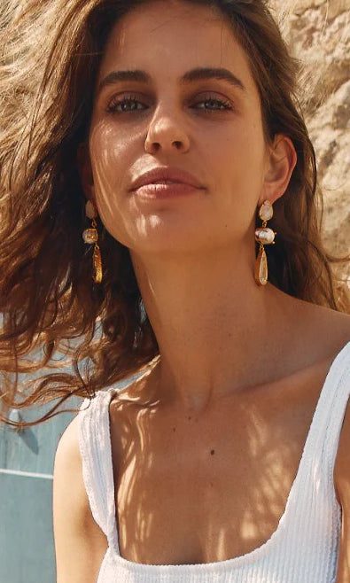 Christie Nicolaides Giuseppina Earrings White