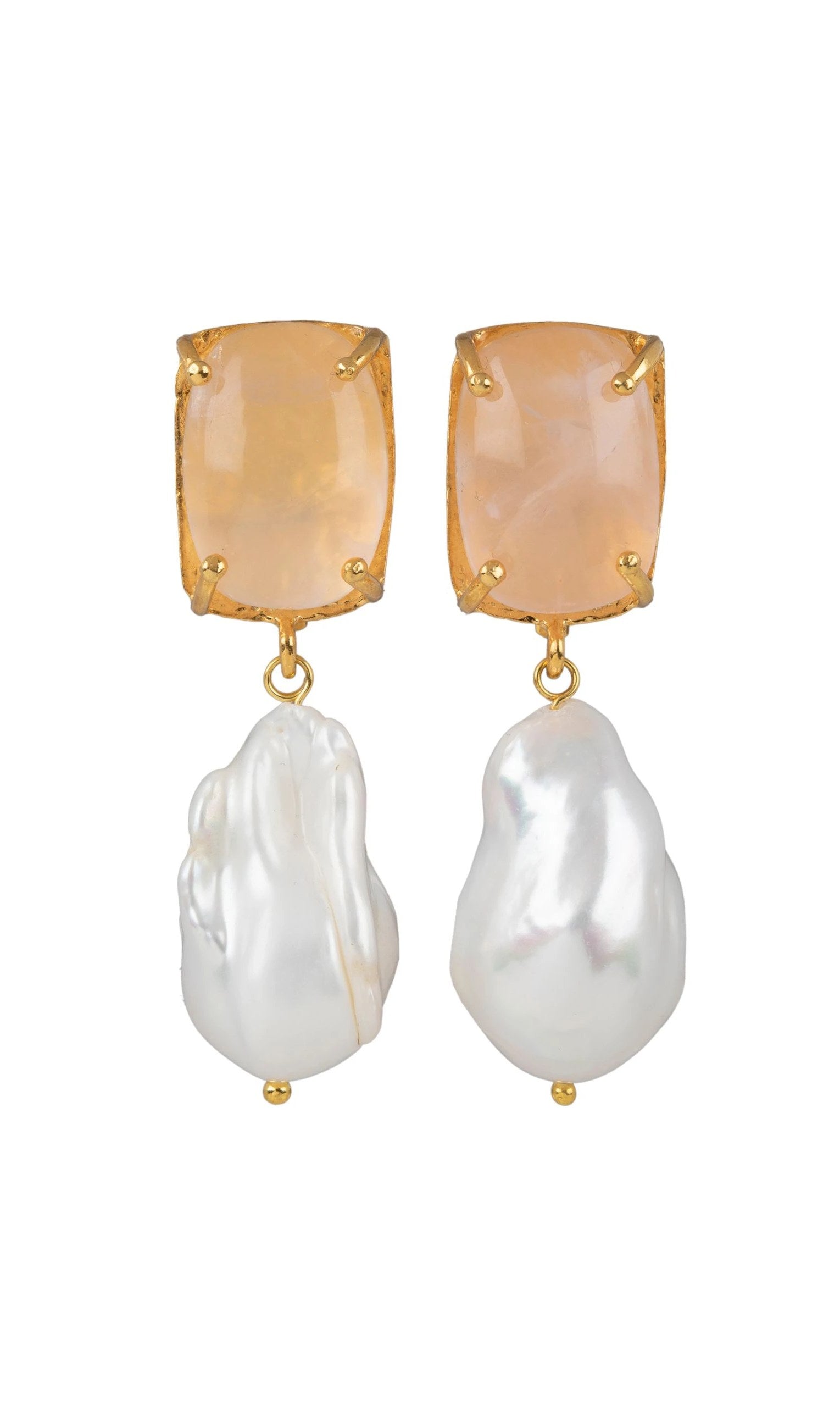 Christie Nicolaides Piccola Earrings Pale Pink