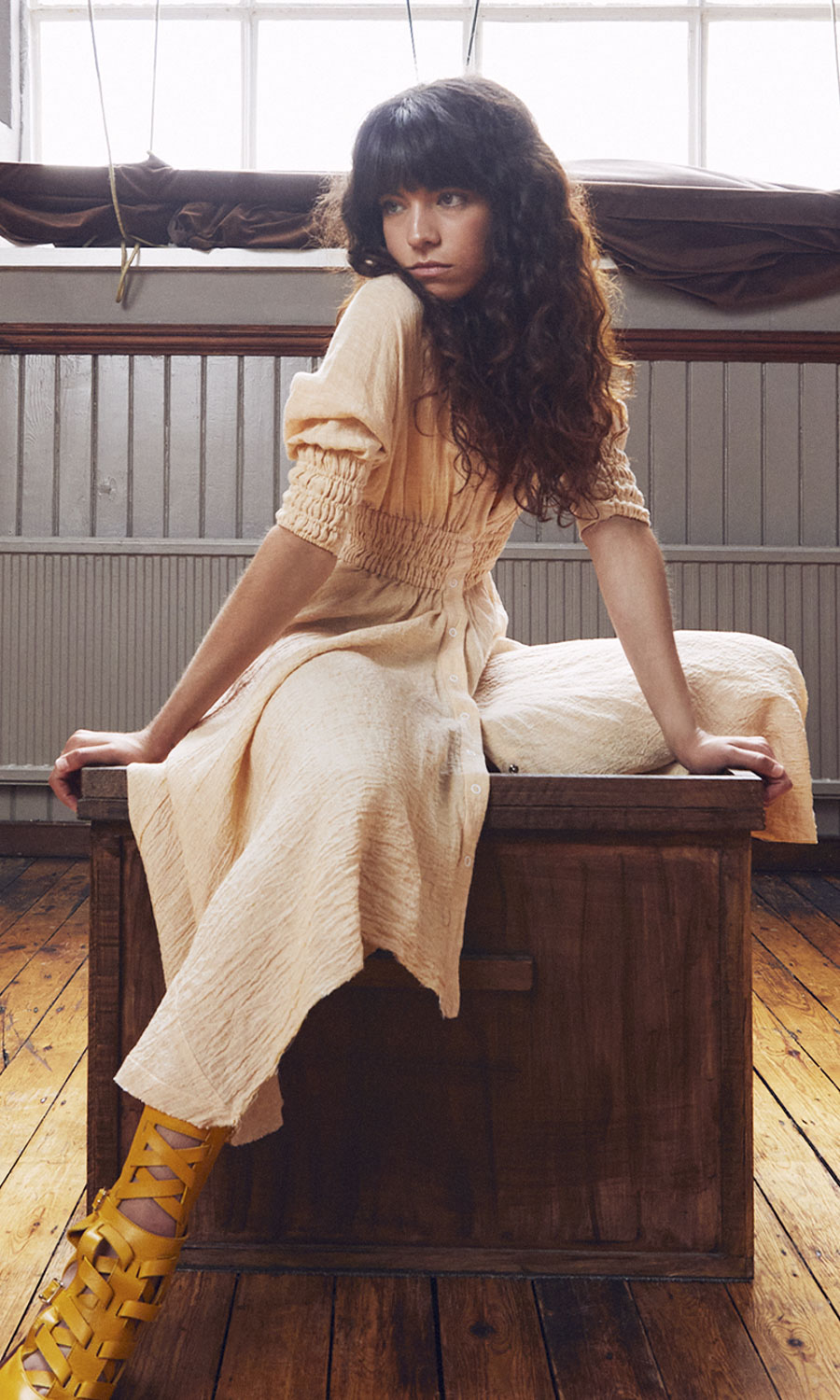 KITX Rolling Direction Shirt Dress - Black