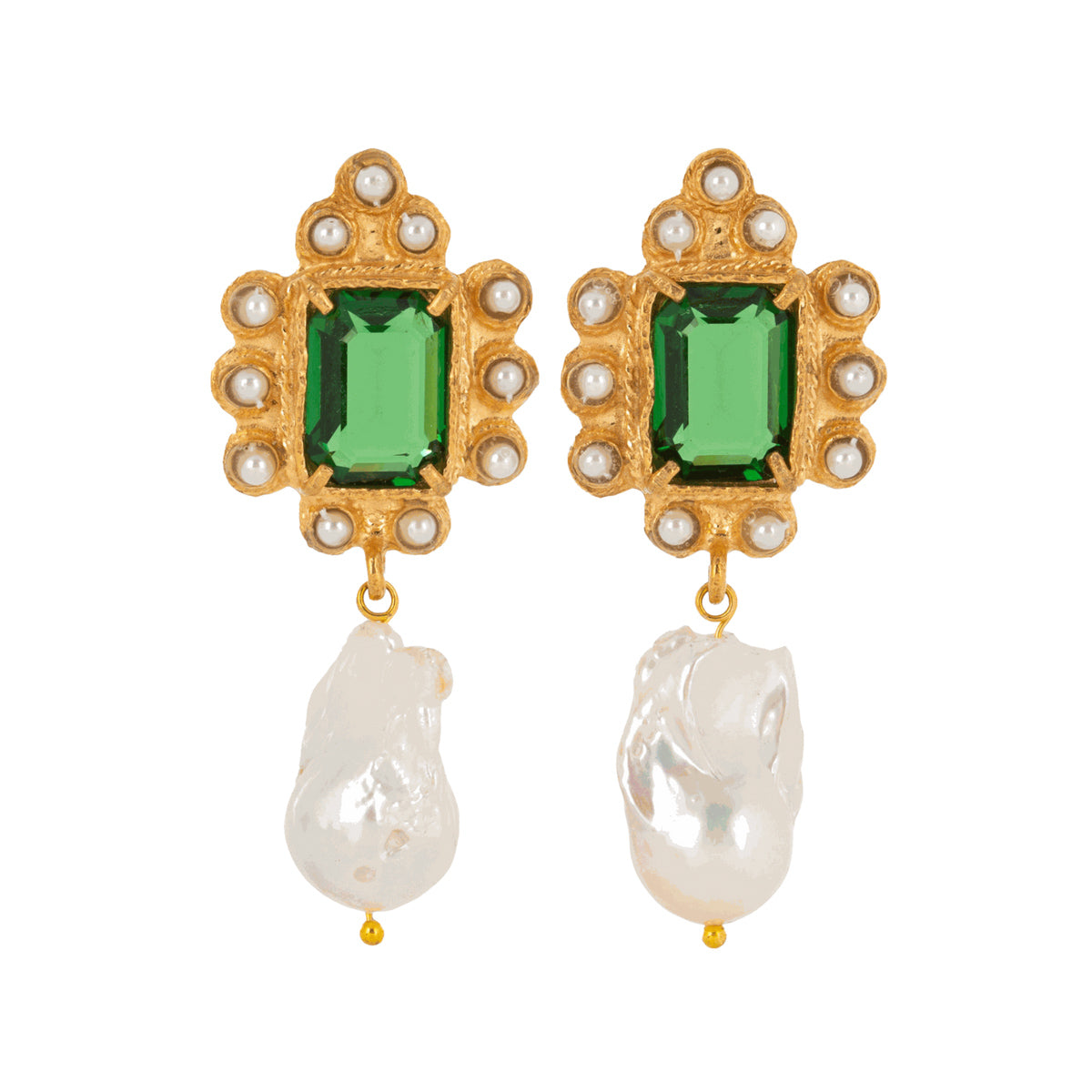 Christie Nicolaides Amalita Earrings - Green