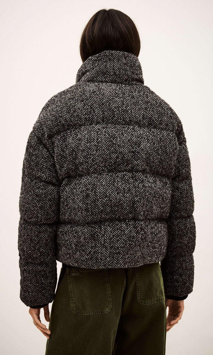 ba&sh Hidi Padded Wool Jacket - Anthracite