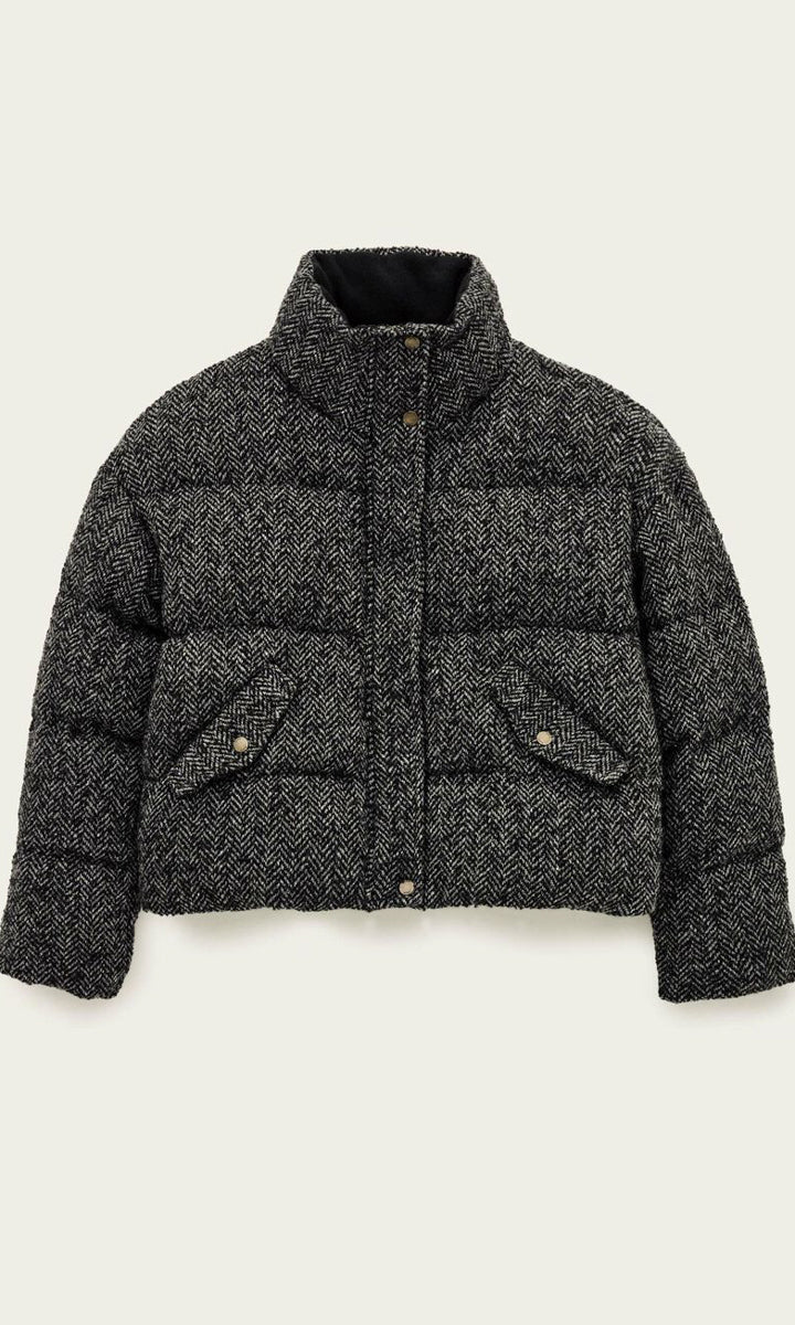 ba&sh Hidi Padded Wool Jacket - Anthracite
