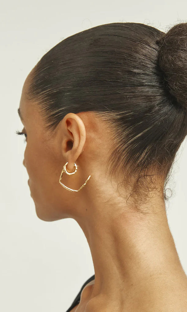 Brie Leon Frida Stud Hoop Earrings