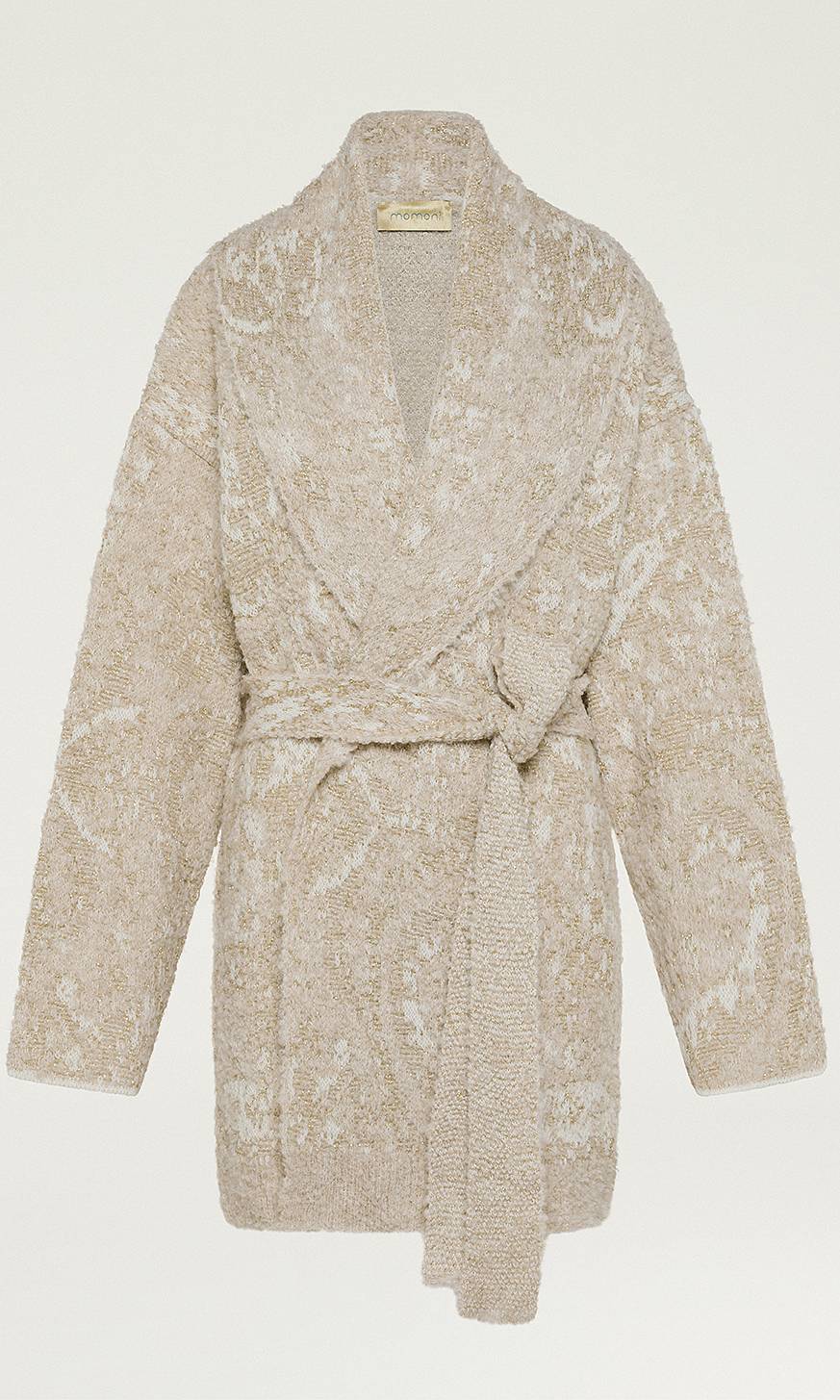 Momoni Bruni Wrap Coat - Cream