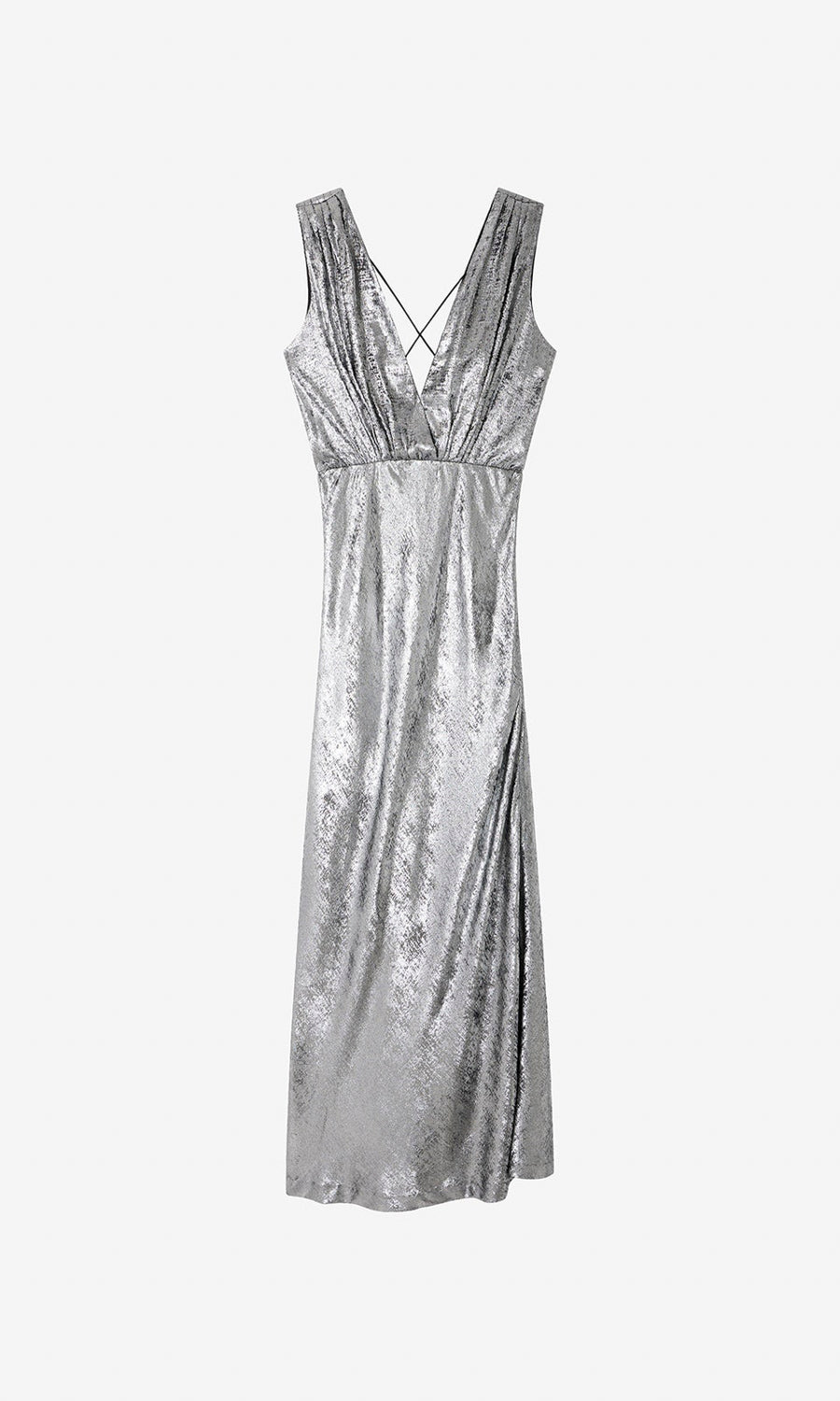 Mes Demoiselles Sambi Dress -  Metallic Slate Velvet