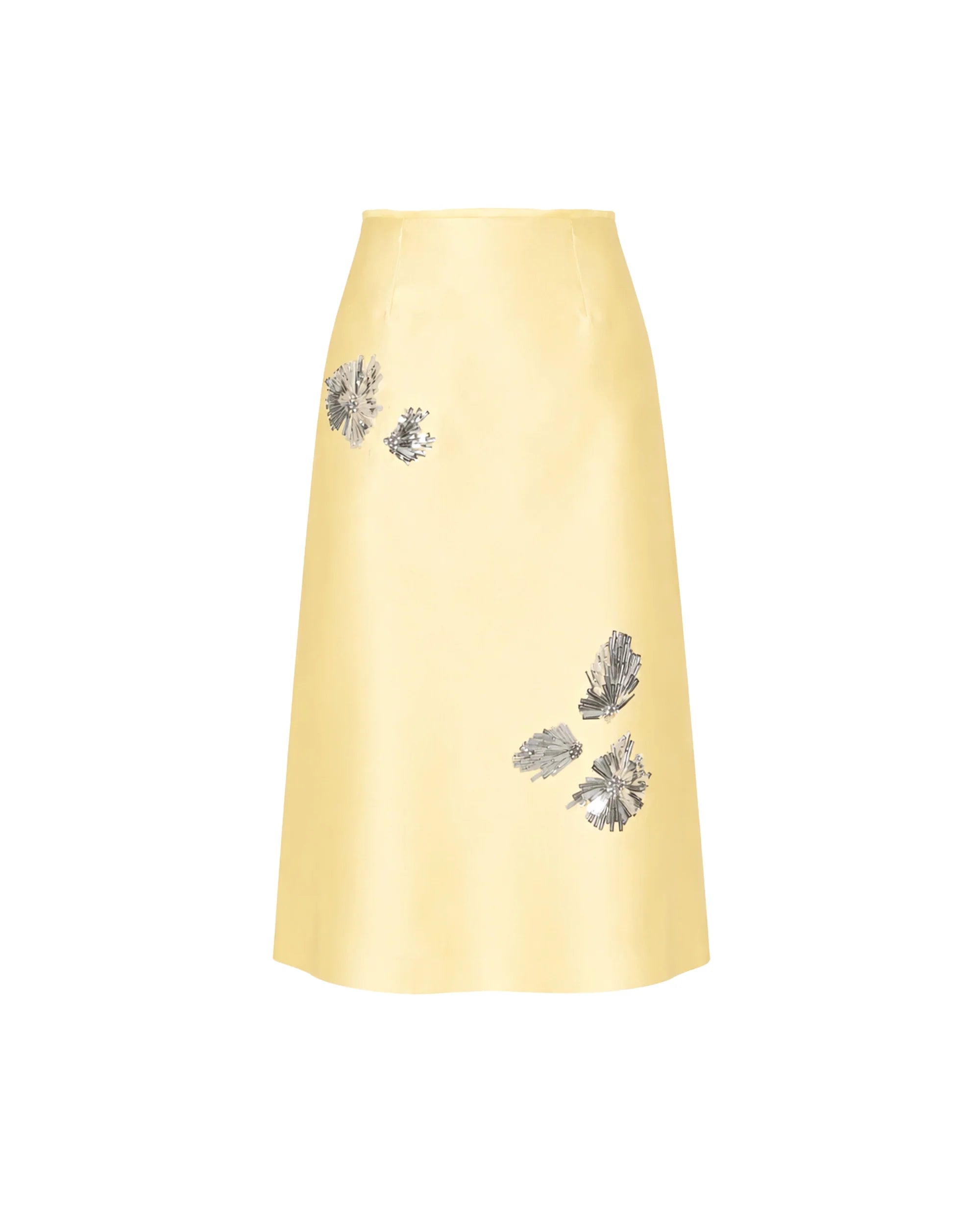 Beatrice b Skirt - Lemon / Sequin Embroid