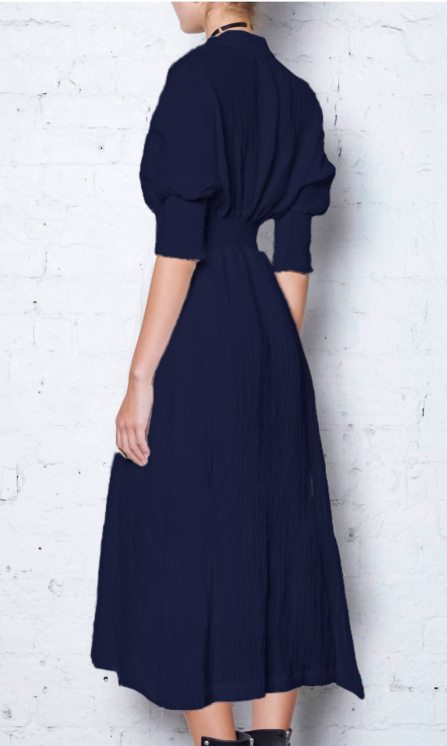 KITX Rolling Direction Shirt Dress - Navy