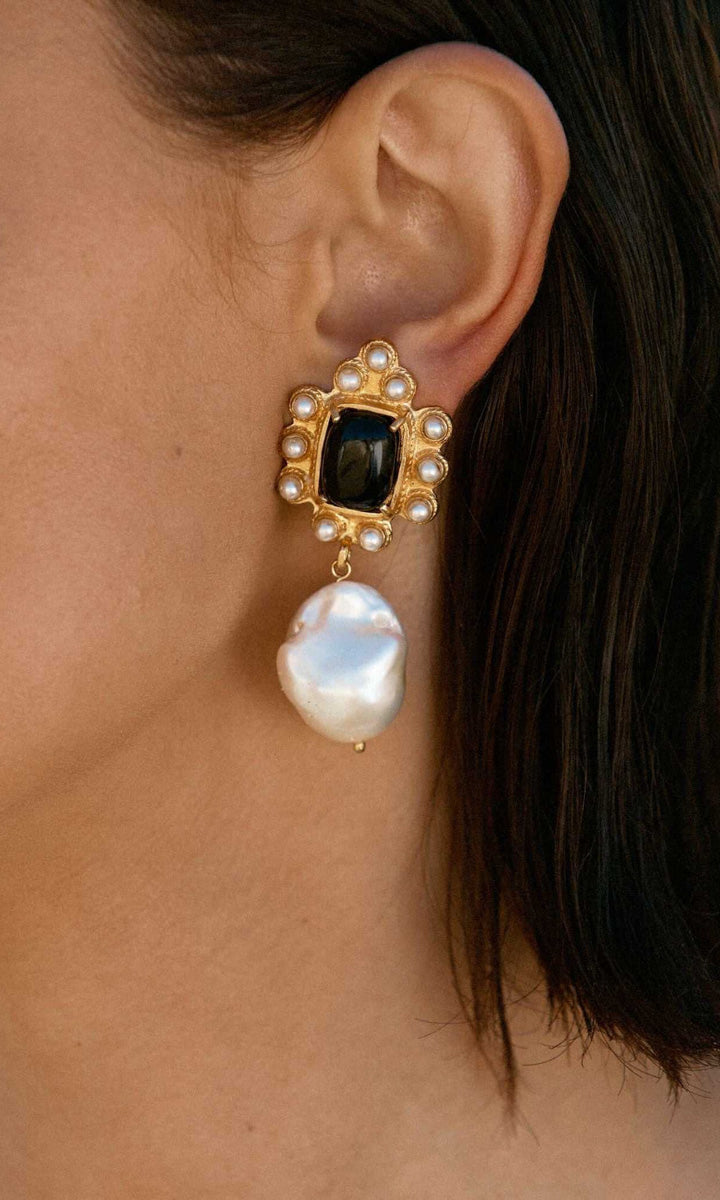 Christie Nicolaides Amalita Earrings - Black