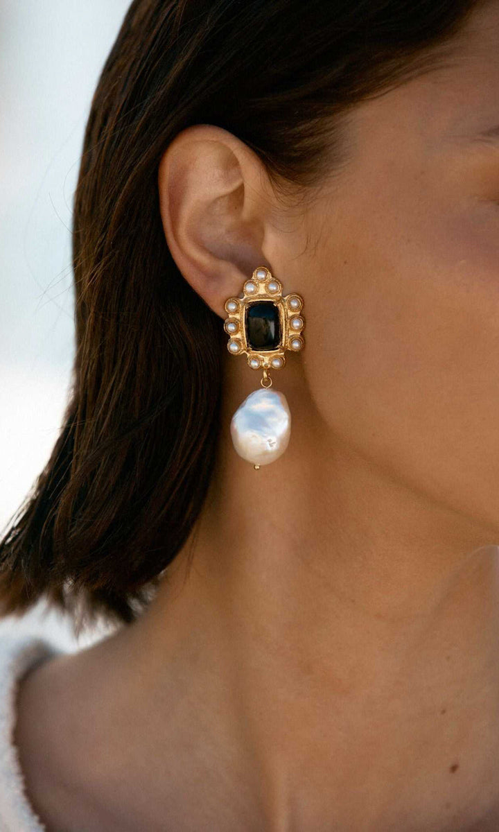 Christie Nicolaides Amalita Earrings - Black