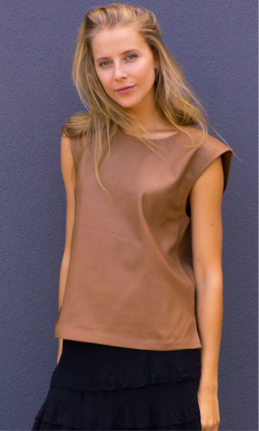 HOSS Nunez Leather Tank