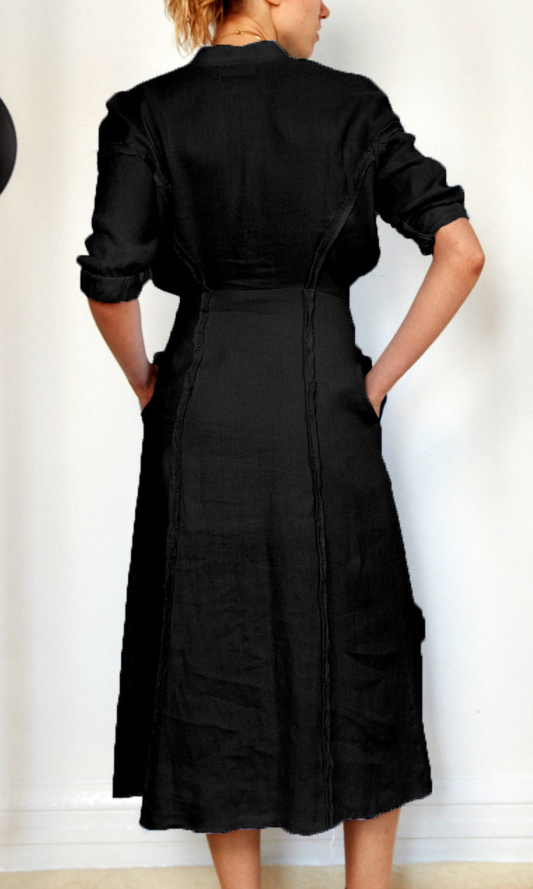 kitx shirt dress KITX Slink Shirt Midi Dress in Olive Size 14