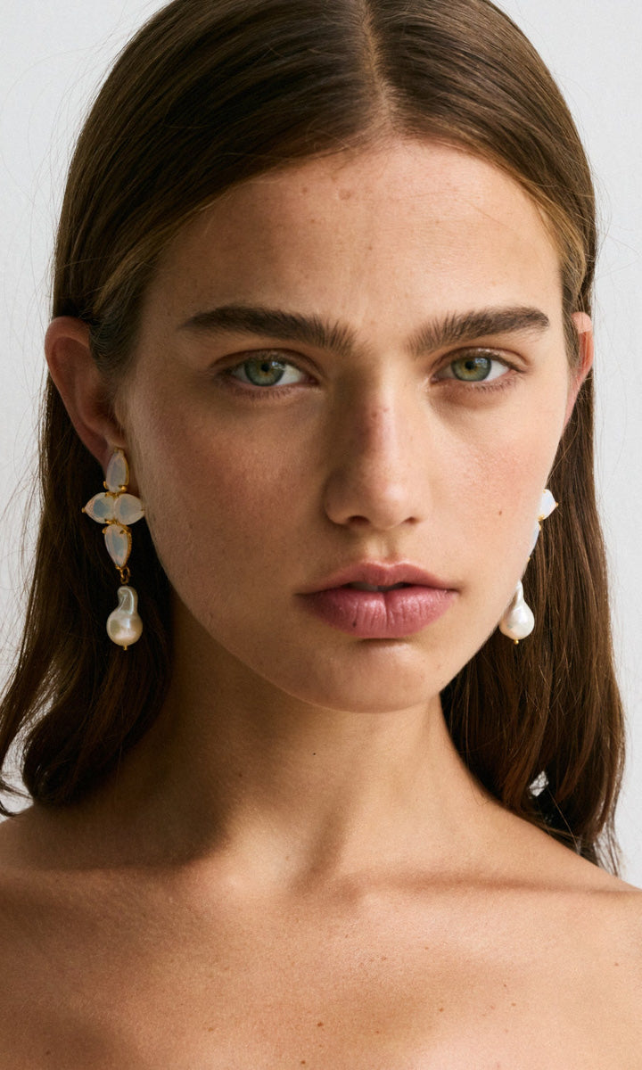 Christie Nicolaides Callio Earrings - White