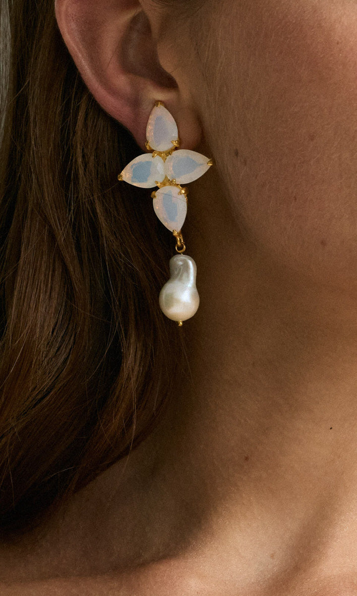 Christie Nicolaides Callio Earrings - White