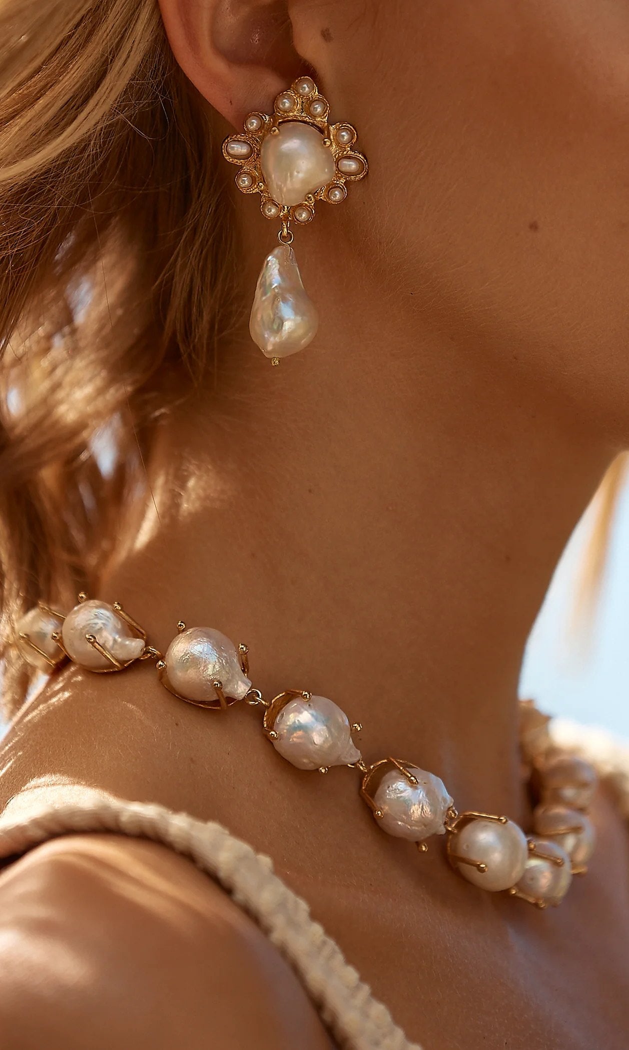 Christie Nicolaides Amalita Earrings - Pearl