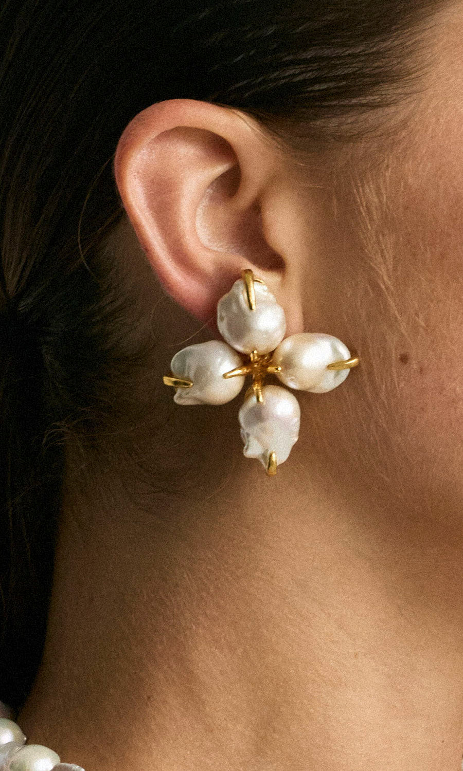 Christie Nicolaides Cordelia Earrings - Pearl