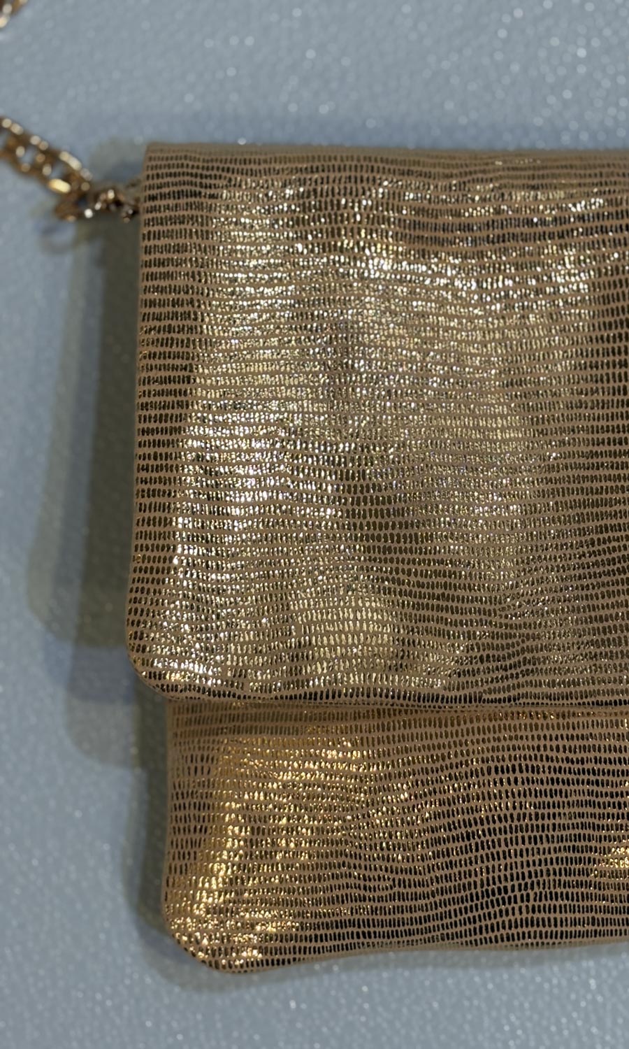 Hoss Emily Leather handbag  - Gold Glomesh