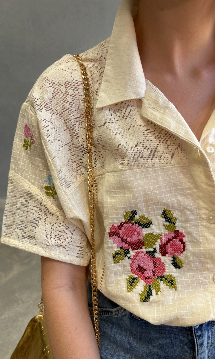 Louizon Romanian Embroid Shirt