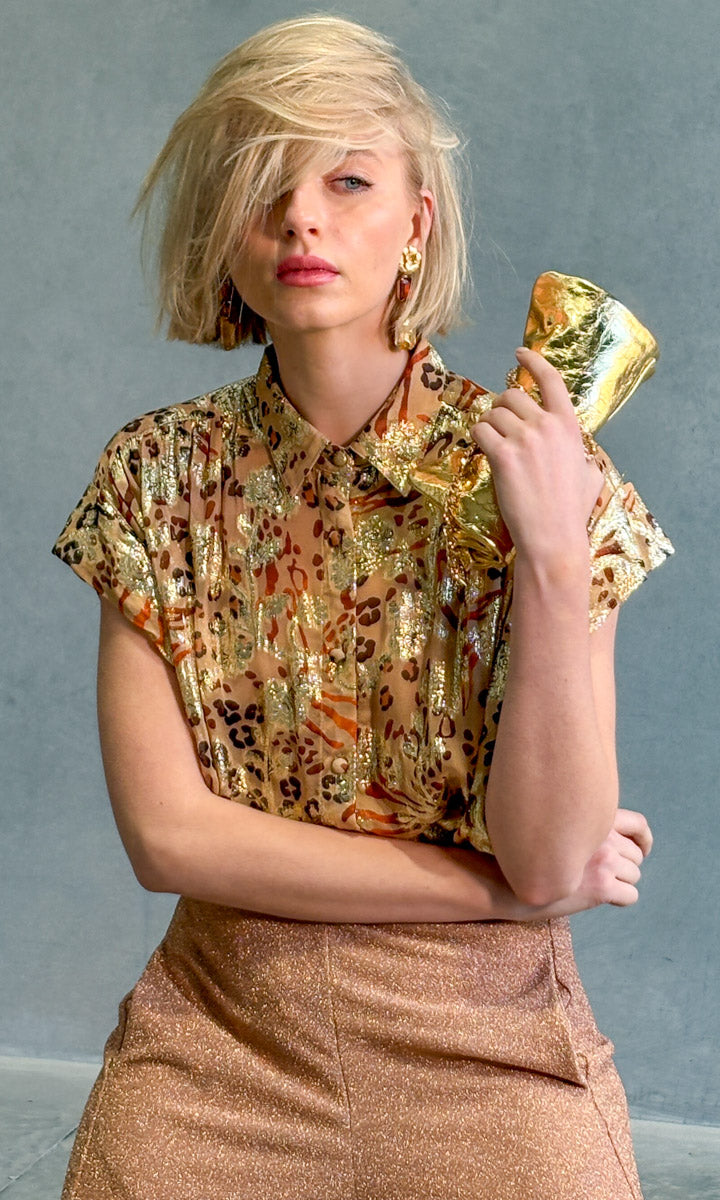 Hoss Mistique Shirt - Gold Rust