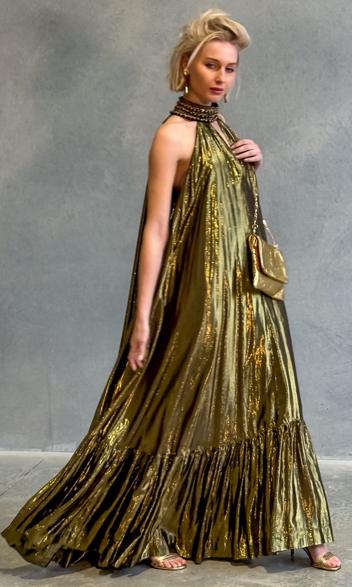 Mes Demoiselles Paradiso Dress - Dark gold
