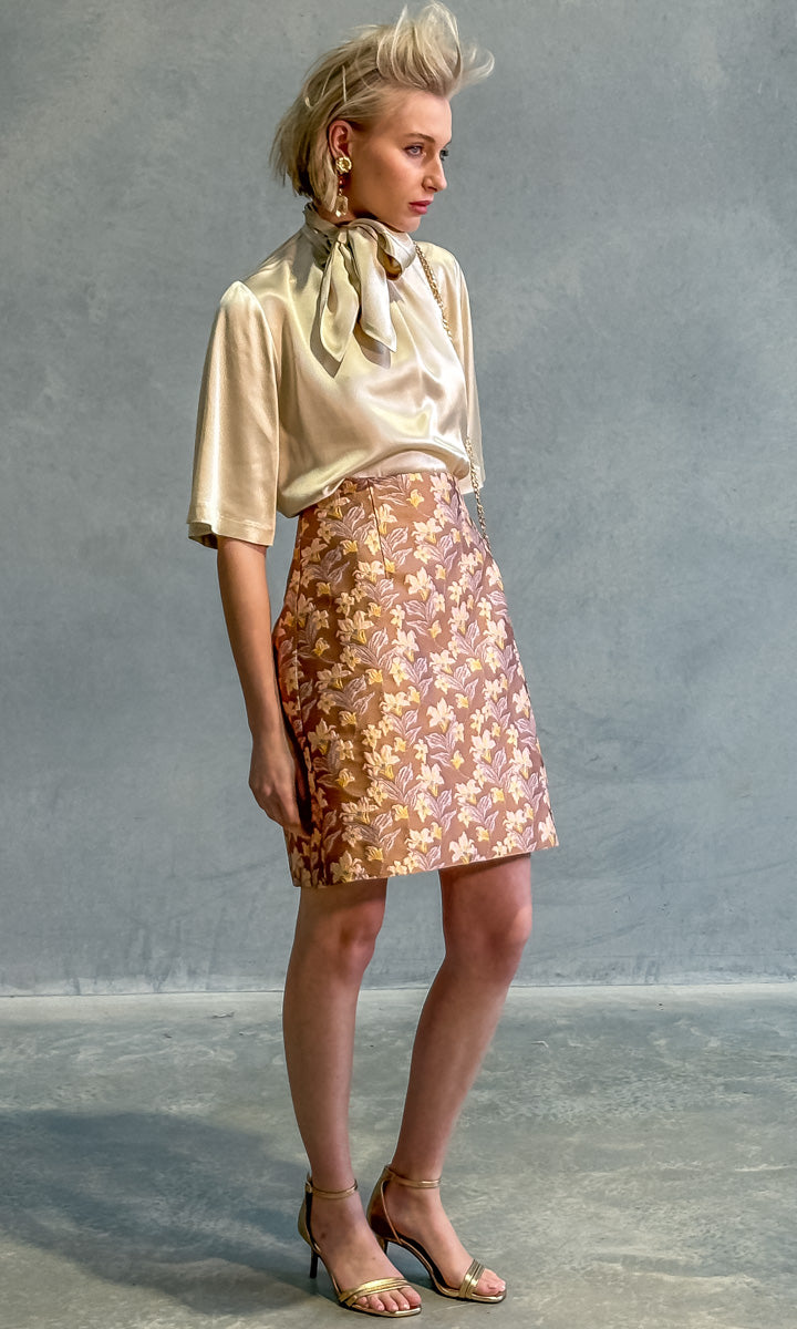 hoss Isabella Skirt - Dark Gold Iris
