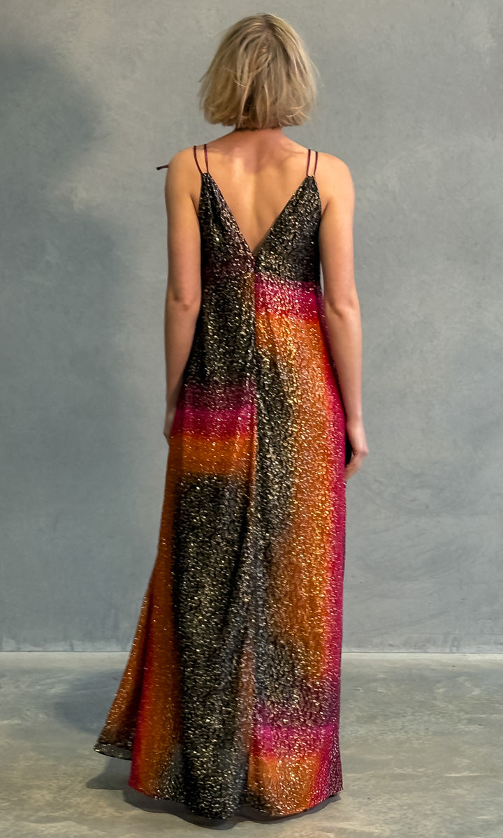 Momoni Dulce Maxi Dress - Coral