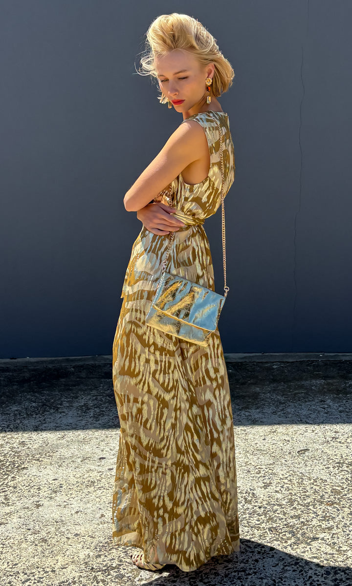 HOSS Farrow Maxi - Gold Swirl