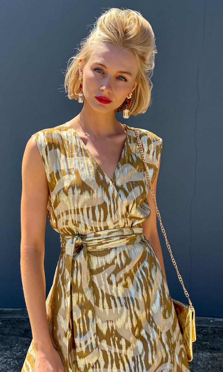 HOSS Farrow Maxi - Gold Swirl