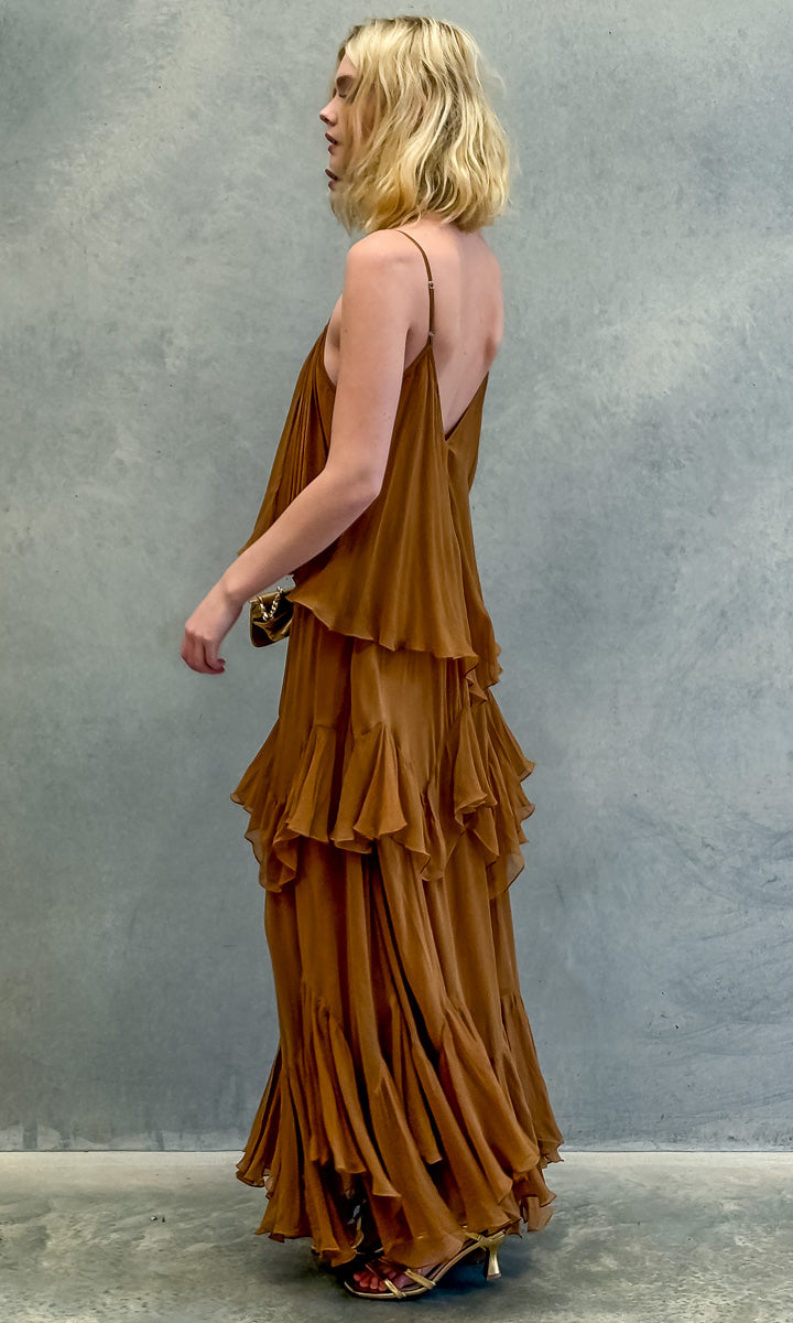 Mes Demoiselles Calimera Dress - Caramel