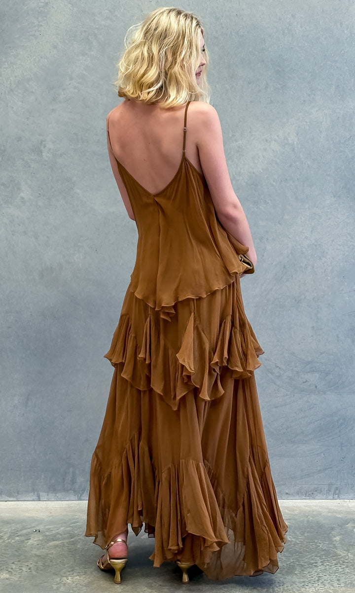 Mes Demoiselles Calimera Dress - Caramel