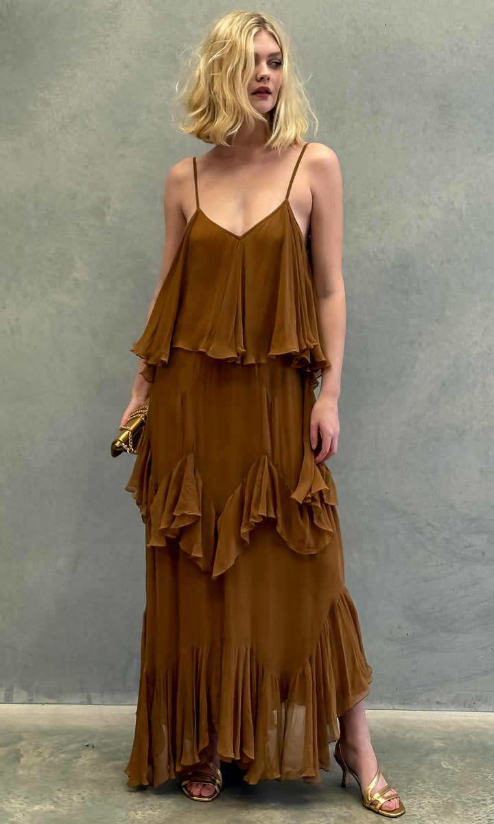Mes Demoiselles Calimera Dress - Caramel