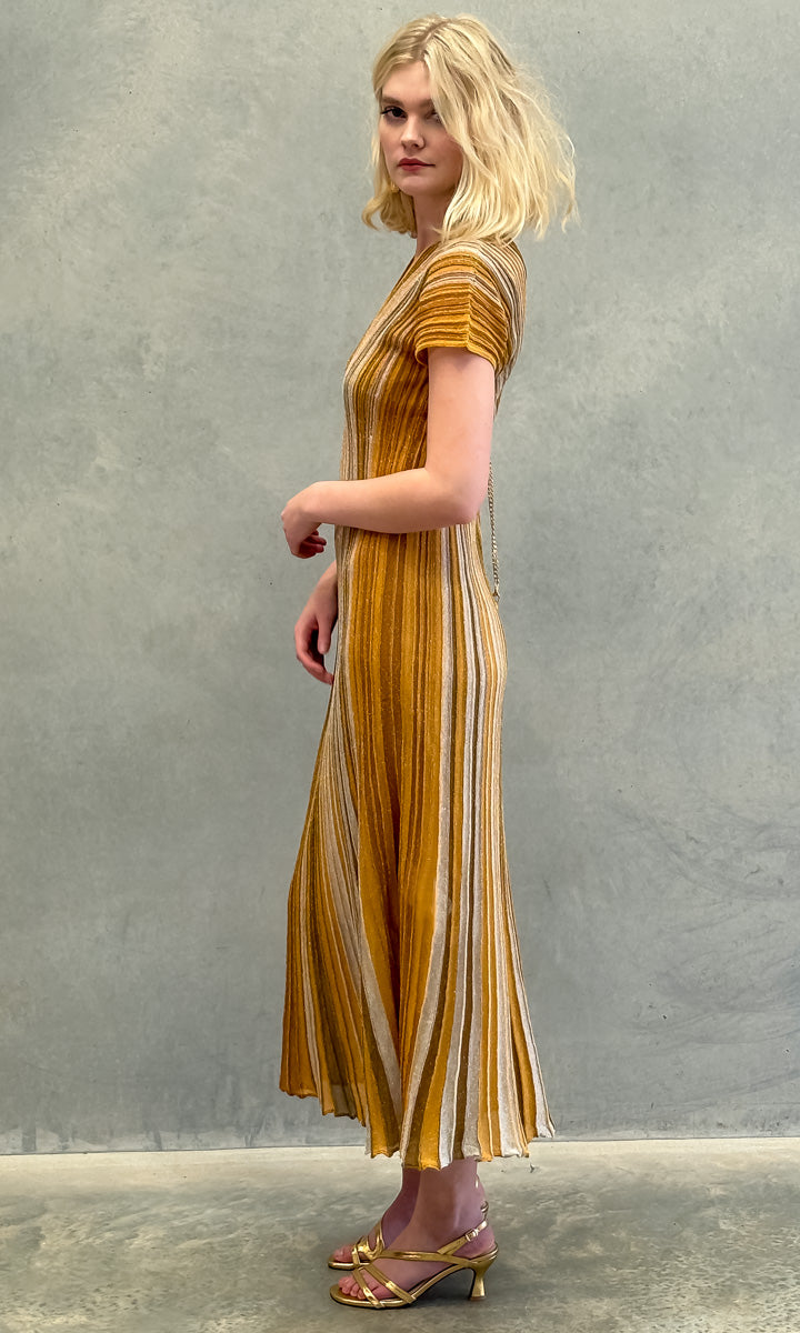 Marella Copan Stripe Knitted Dress