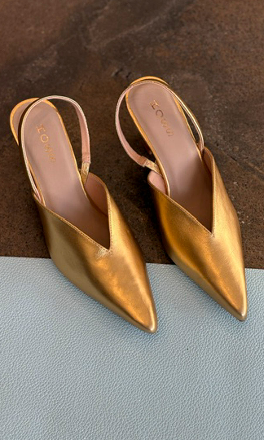 Hoss Jezebel Super Point Slingback - Gold