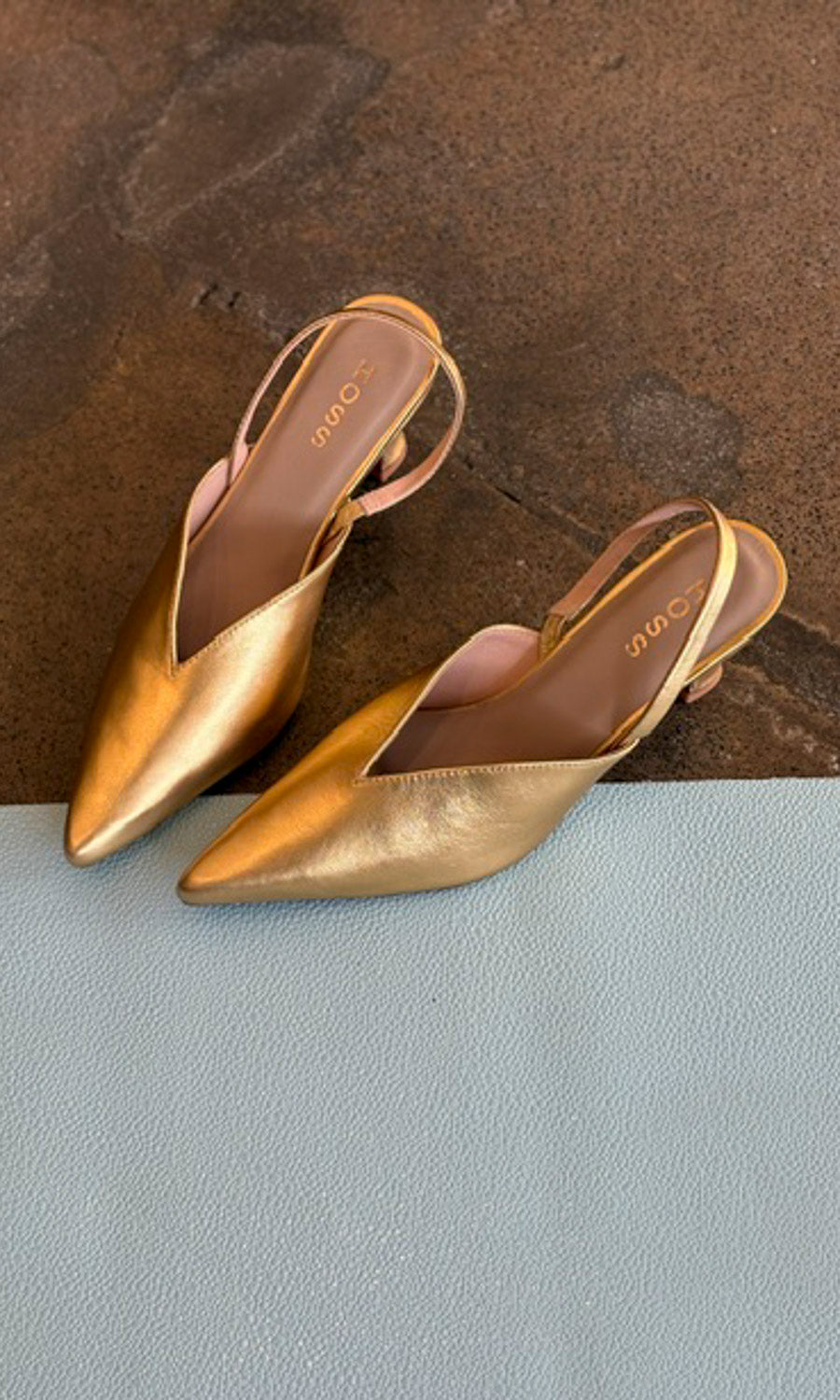Hoss Jezebel Super Point Slingback - Gold
