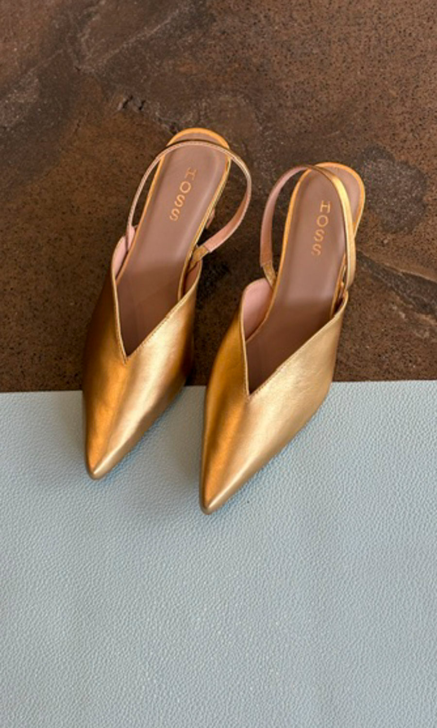 Hoss Jezebel Super Point Slingback - Gold