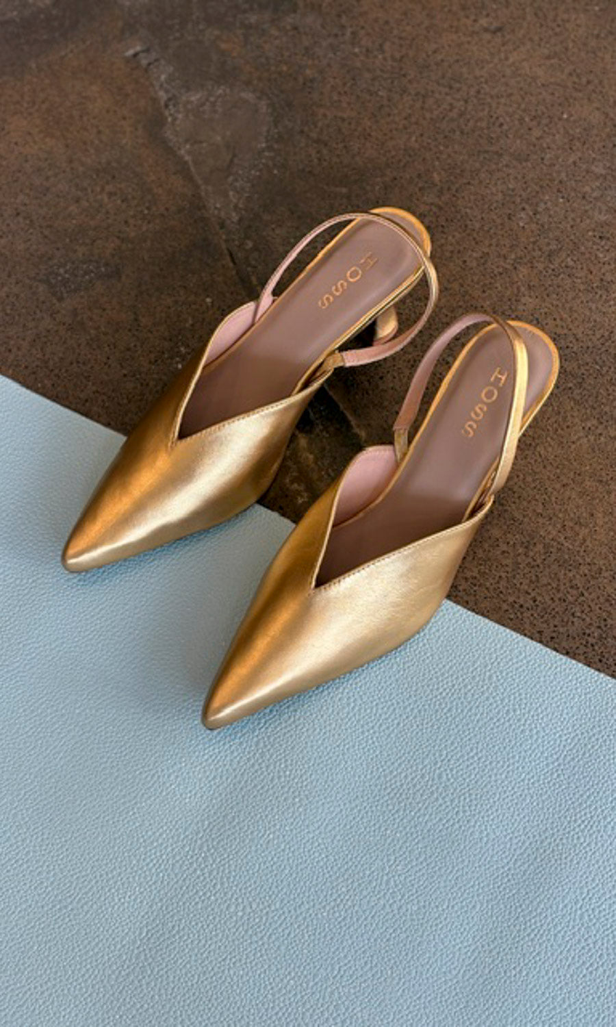 Hoss Jezebel Super Point Slingback - Gold