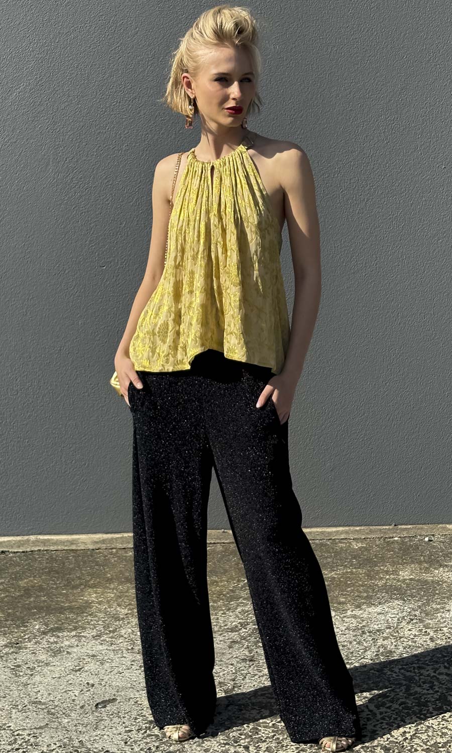 hoss Fidel Knitted Trouser - Black