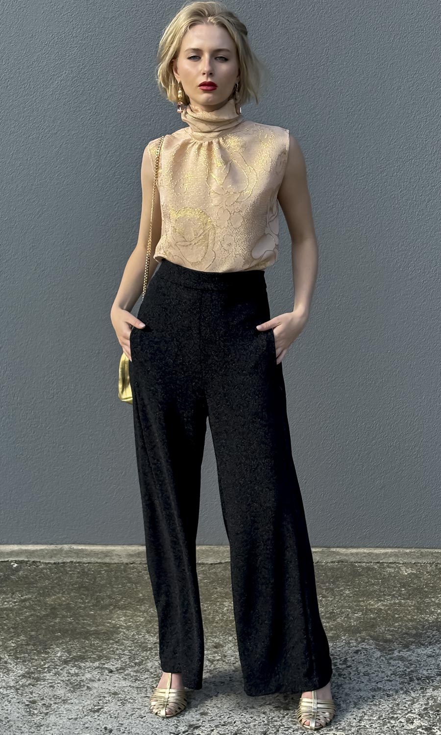 hoss Fidel Knitted Trouser - Black