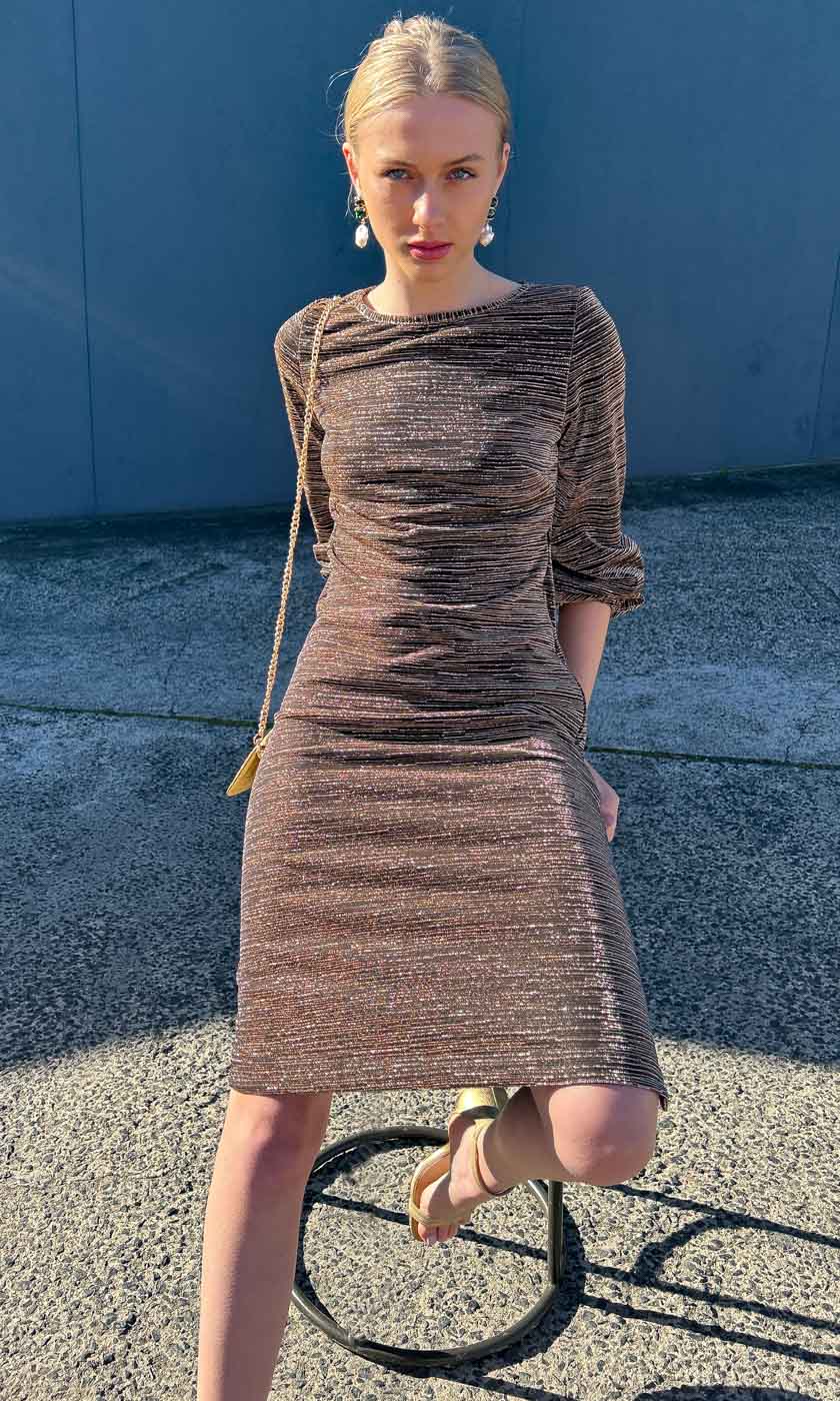 HOSS Super Copper/Gold Dress