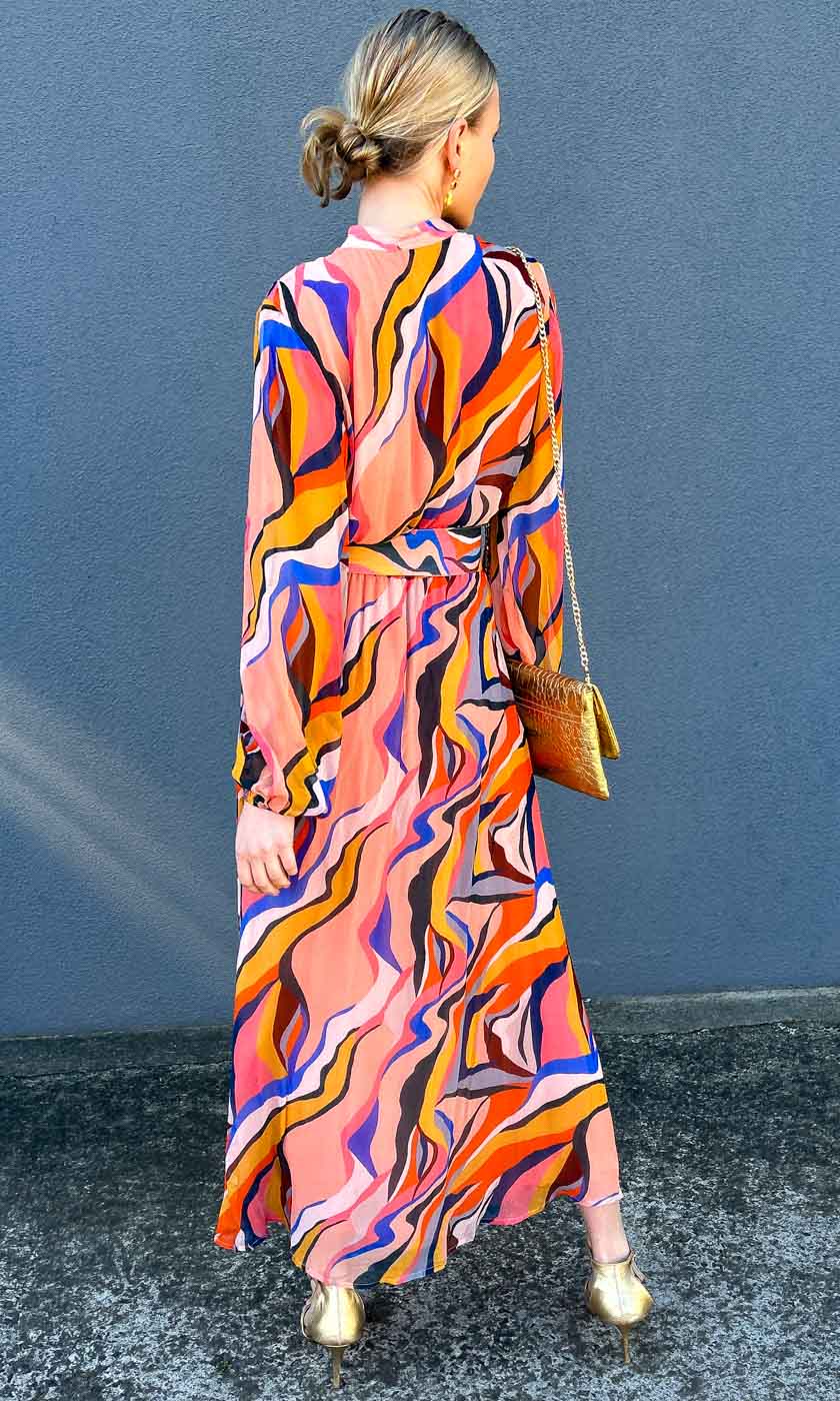 HOSS Decade Dress - Multi colour