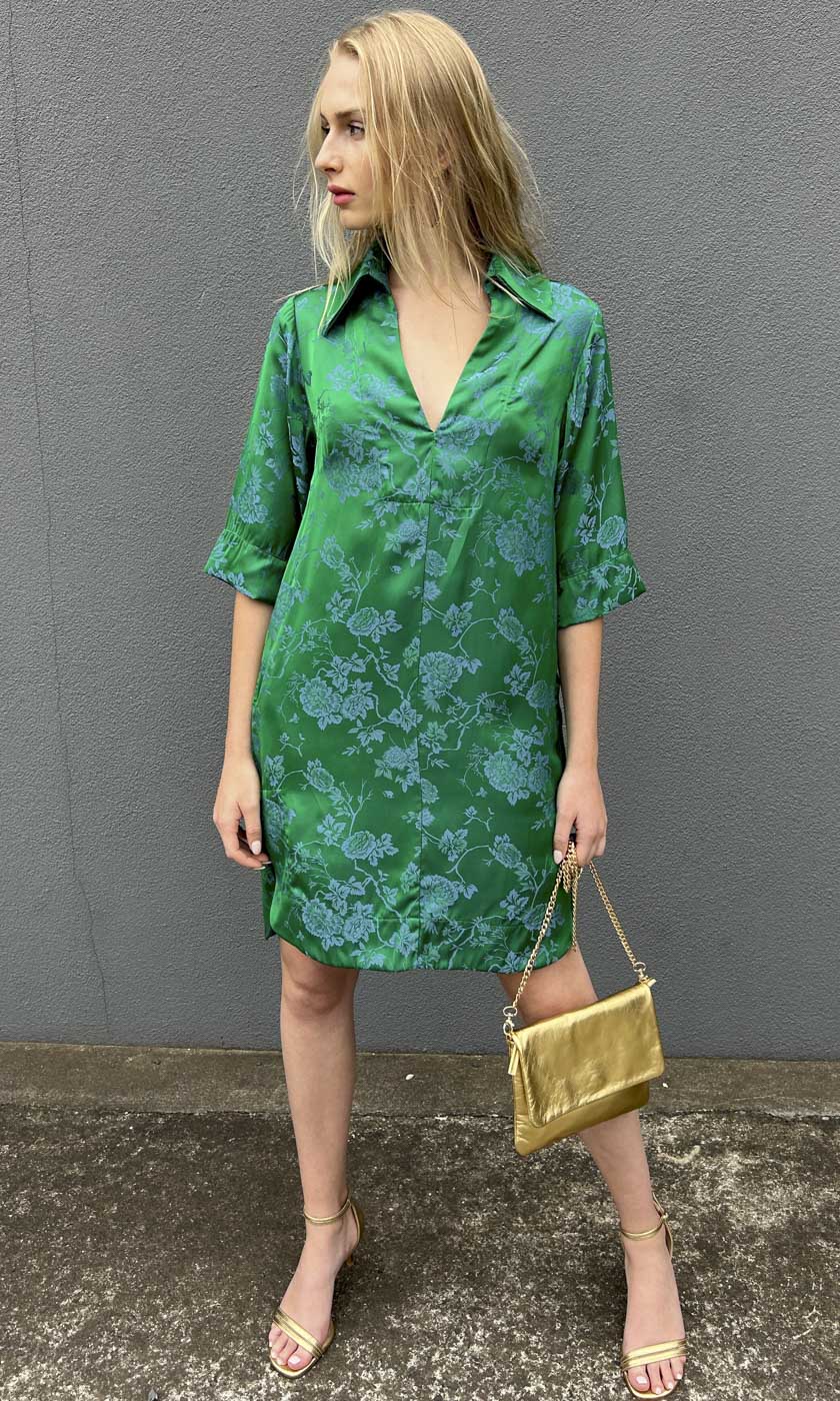 HOSS Ginger Dress - Emerald Green