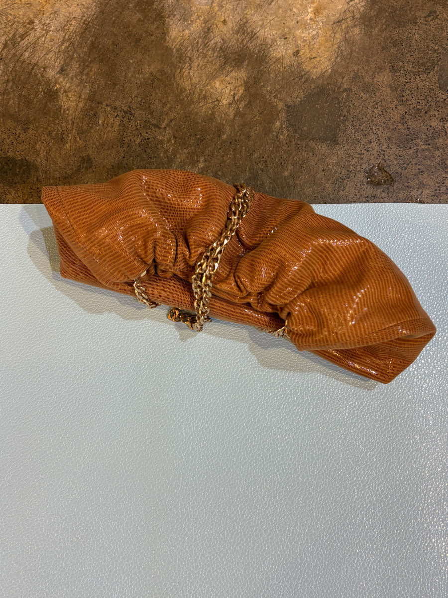 hoss Estelle Glomesh Leather Handbag - Honey
