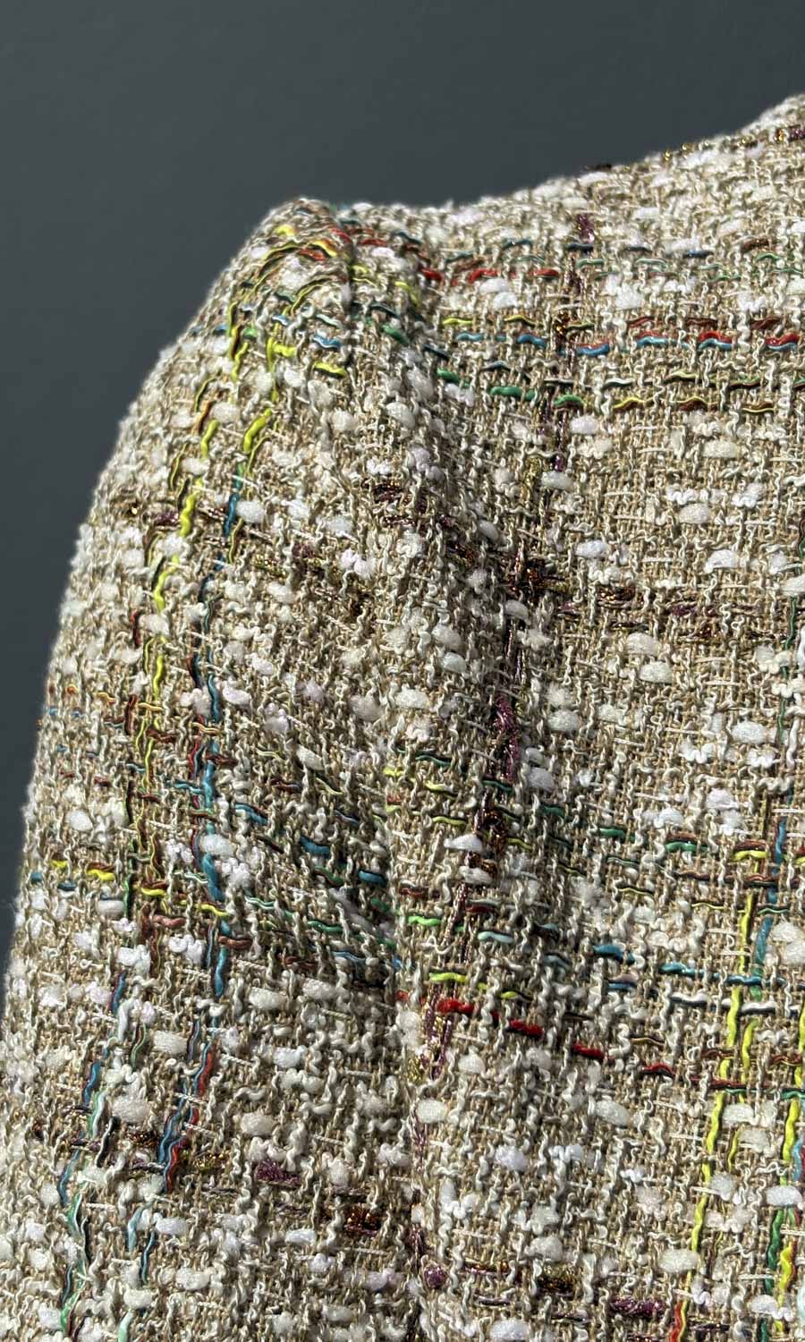 hoss Marcel Dress - Multicolour Raw Silk Weave