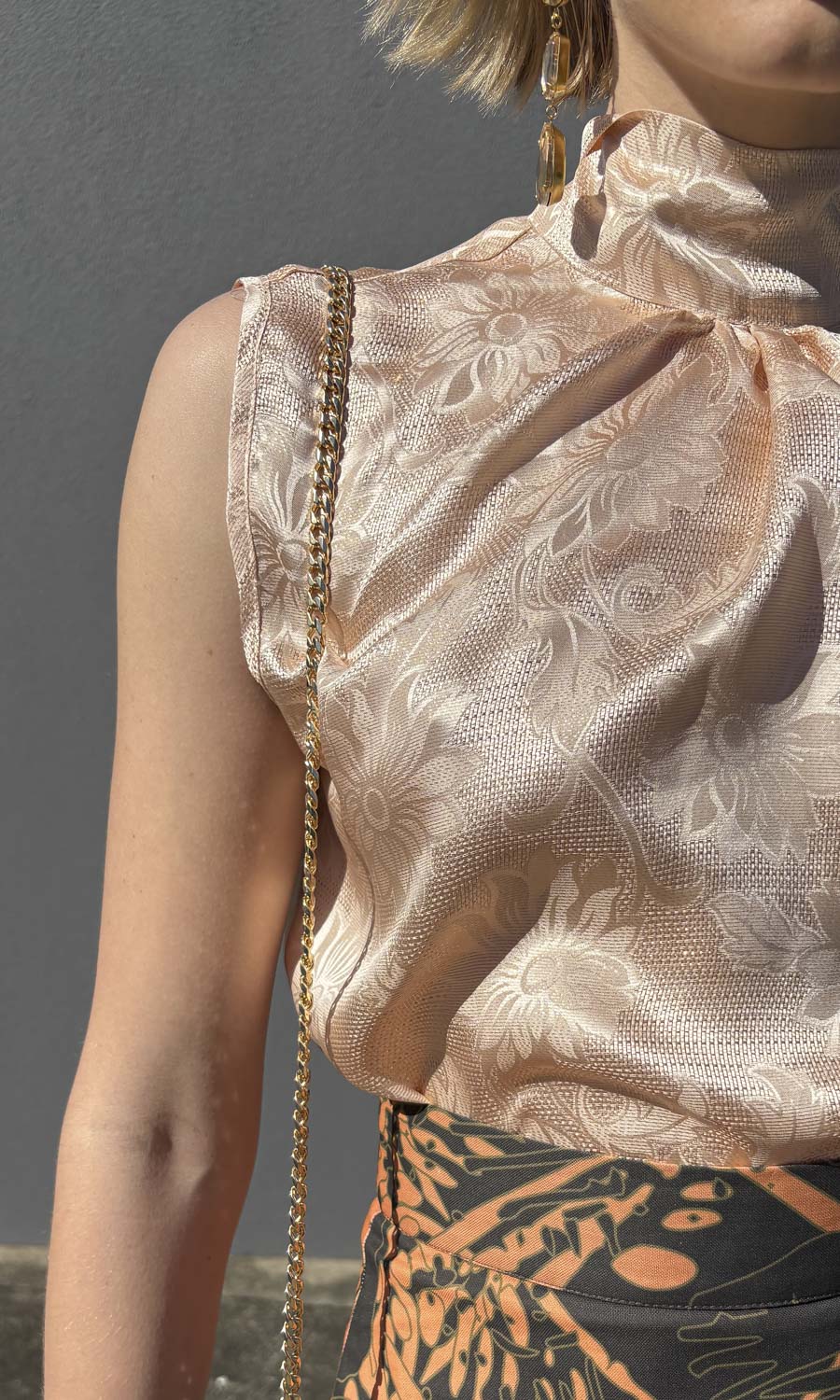 hoss Mardi Silk Top - Powder Blush